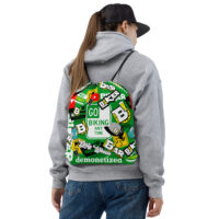 Sticker Bomb Drawstring Bag